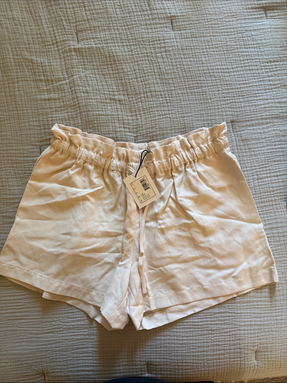 Hatch Cream Drawstring Shorts - Picture 3 of 3